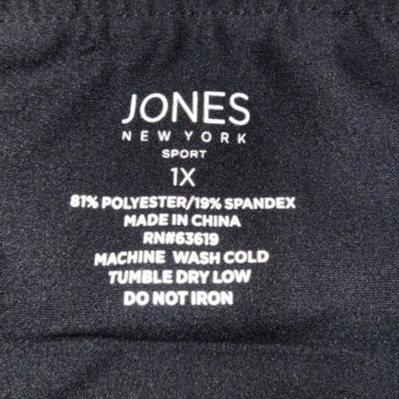 WOMEN'S JONES NEW YORK SPORT LEGGINGS 1X - Picture 5 of 6